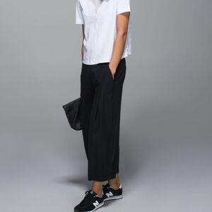 lululemon tranquility pant black size 4